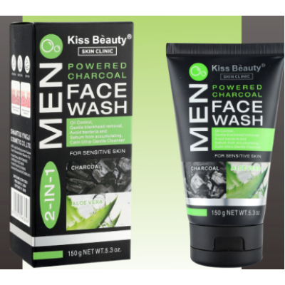 ГЕЛ ЗА ПОЧИСТВАНЕ НА ЛИЦЕ 2 В 1 С АКТИВЕН ВЪГЛЕН И АЛОЕ ВЕРА - KISS BEAUTY ГЕЛ ЗА ПОЧИСТВАНЕ НА ЛИЦЕ 2 В 1 С АКТИВЕН ВЪГЛЕН И АЛОЕ ВЕРА - KISS BEAUTY